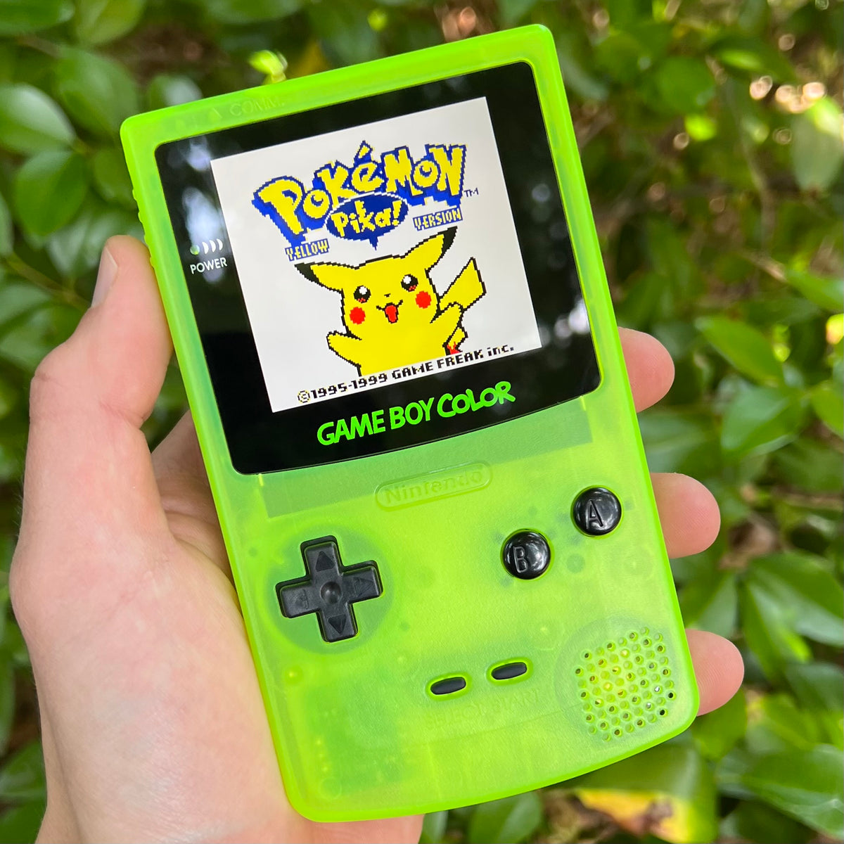 Popular Backlit IPS GITD Pokemon Gameboy Color GBC Nintendo Pikachu Japan glow in dark