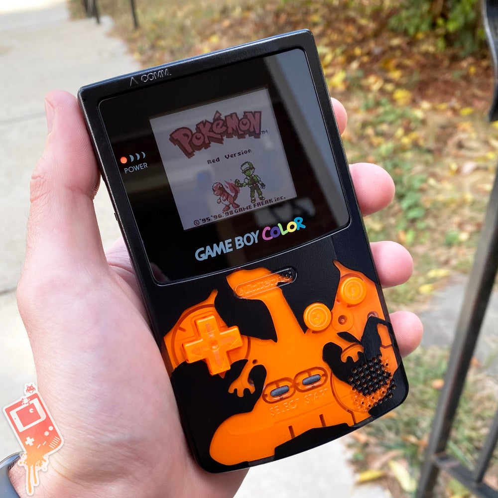 Custom Backlit Nintendo Gameboy Color Pokemon Themed Squirtle Charmander  Bulbasaur by 8bitaesthetics 