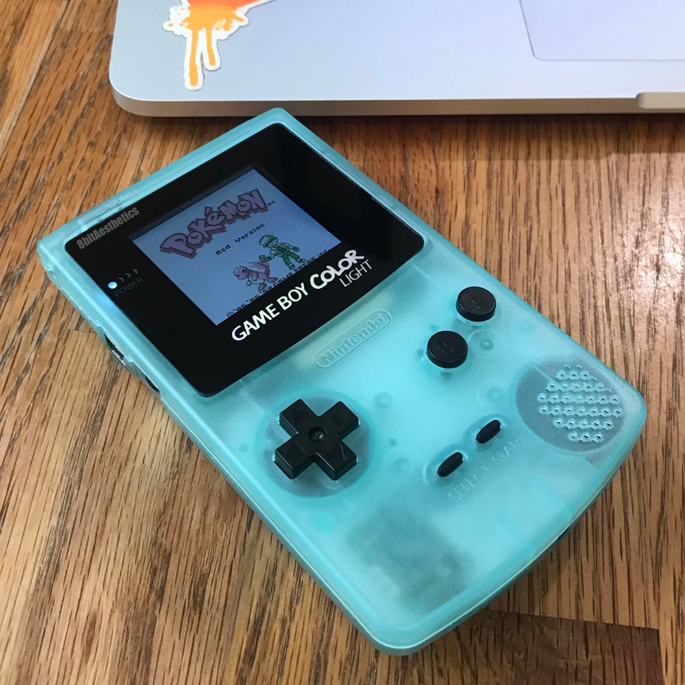 Nintendo Game Boy Color Blue Game Console