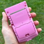 Semi-Transparent Pink XL IPS Gameboy Color Housing DIY