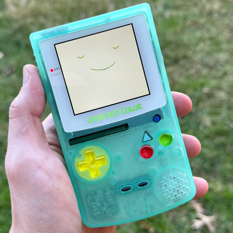 BMO Edition Glow in the Dark XL Backlit Nintendo Gameboy Color!